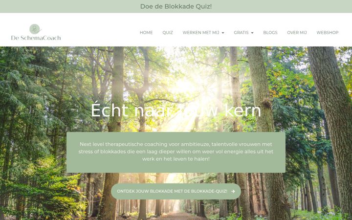 Screenshot von deschemacoach.nl
