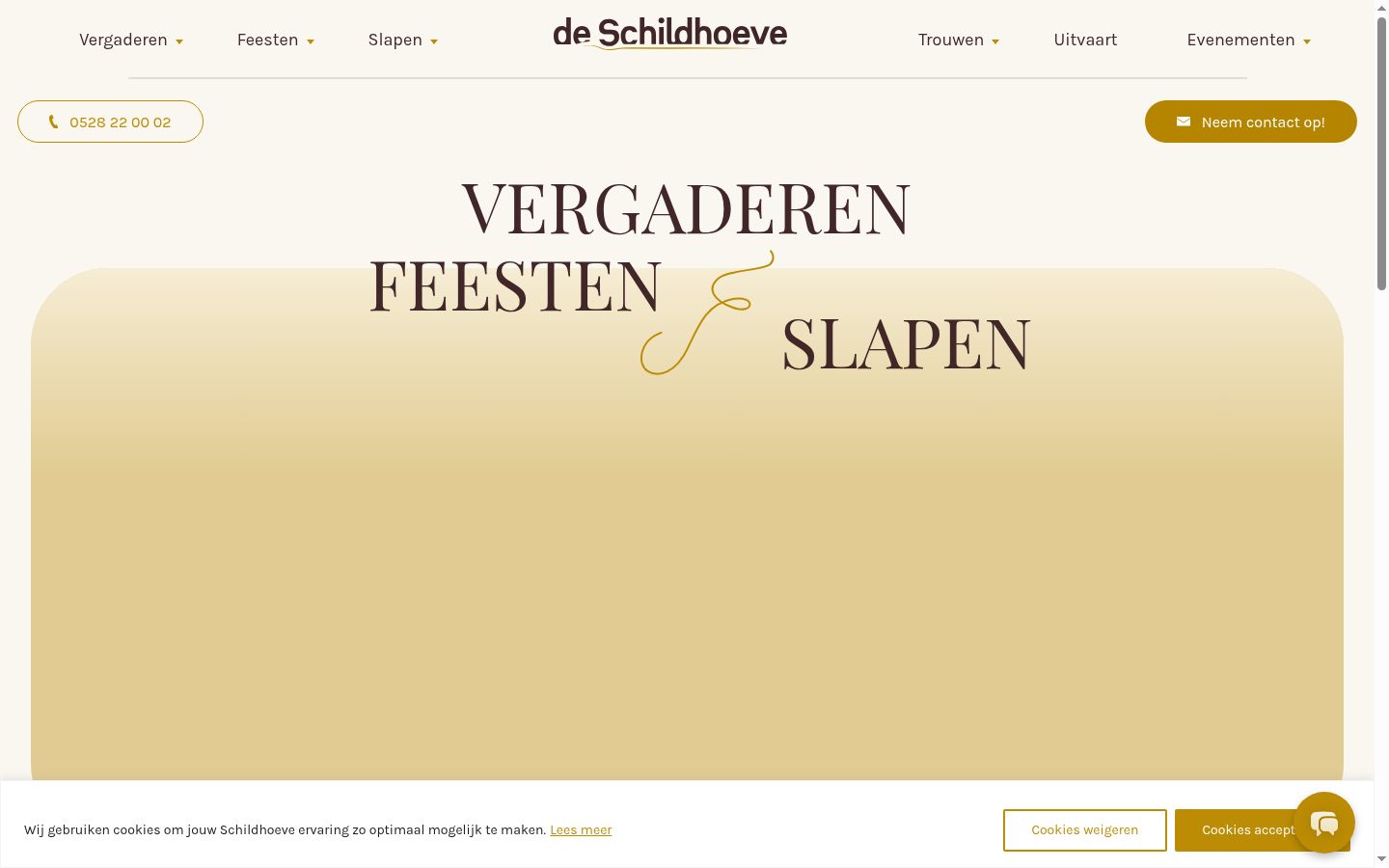 Screenshot des Einwilligungsbanners vor jeglicher Interaktion