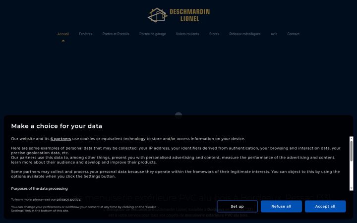 Screenshot του deschmardin.fr