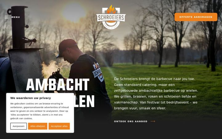 Screenshot of deschroeiers.nl