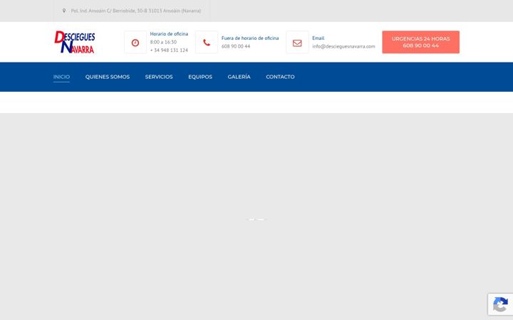 Screenshot of descieguesnavarra.com