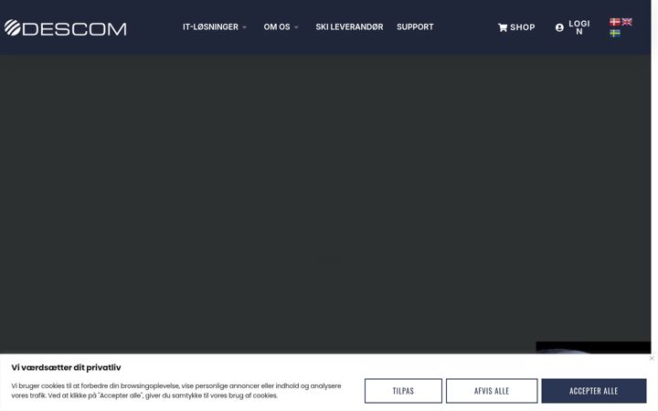 Screenshot of descom.dk