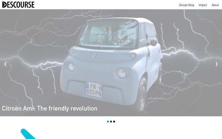 Screenshot of descourse.com