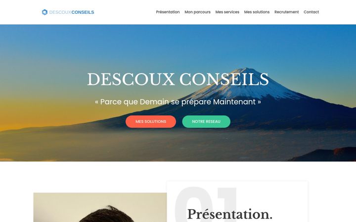 Screenshot του descouxconseils.fr