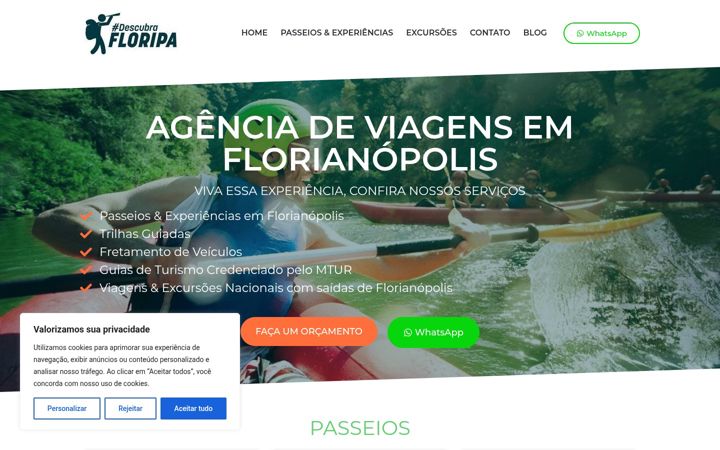Screenshot of descubrafloripa.com