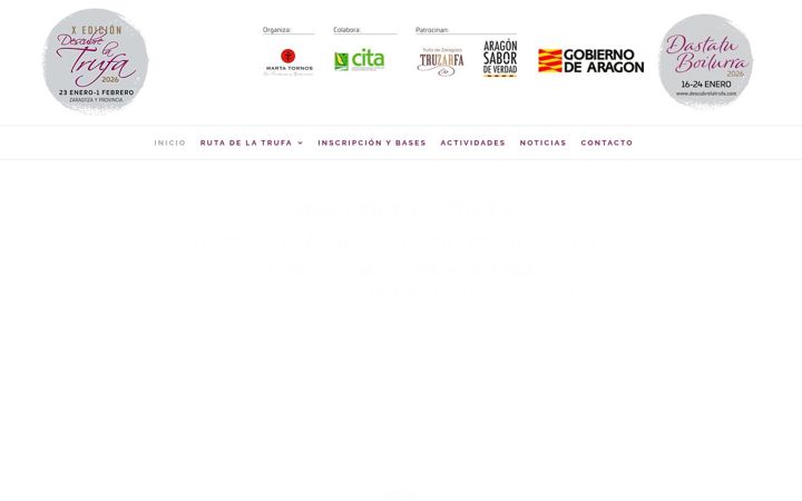 Screenshot of descubrelatrufa.com