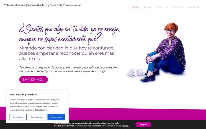 Screenshot of descubriendoquiensoy.com