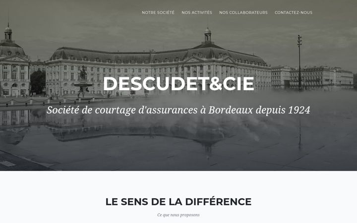 Screenshot of descudet.fr