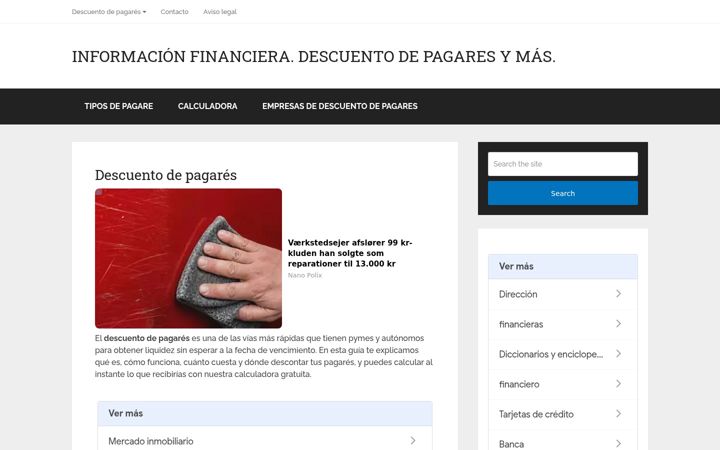 Képernyőkép: descuentodepagares.com.es