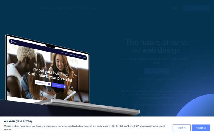 Screenshot of desdeck.com