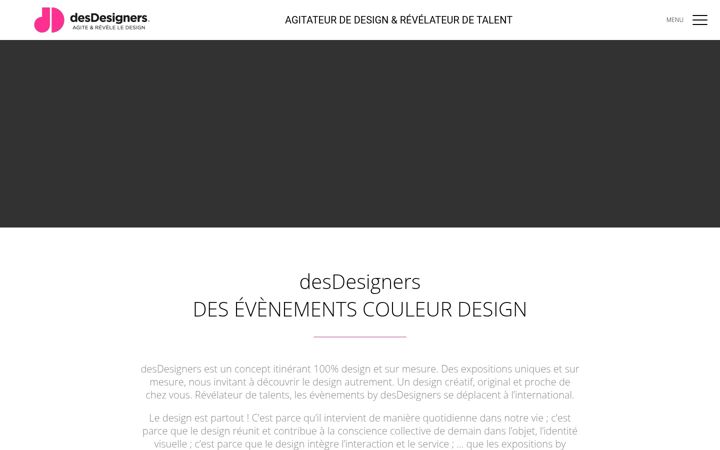 Screenshot του desdesigners.fr