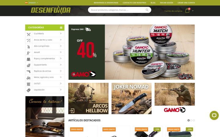 Screenshot of desenfunda.com