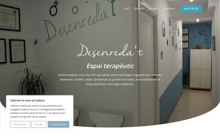 Captură de ecran a desenredat.org