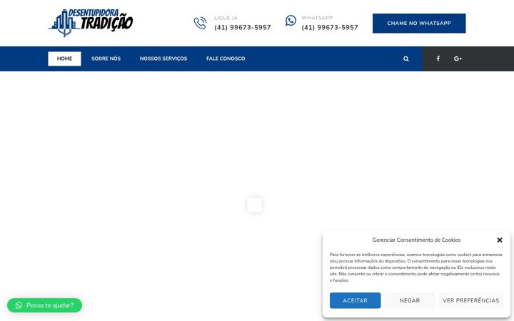 Captura de pantalla de desentupidoradecolombo.com.br