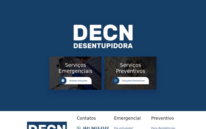 Captura de pantalla de desentupidoradesgoto.com.br