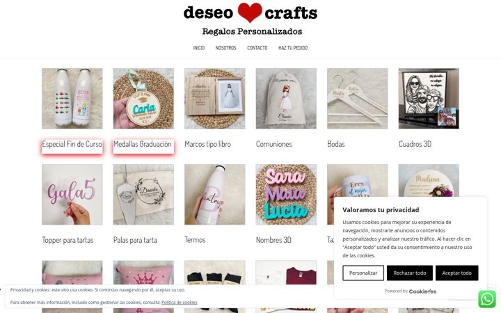 Képernyőkép: deseocrafts.es