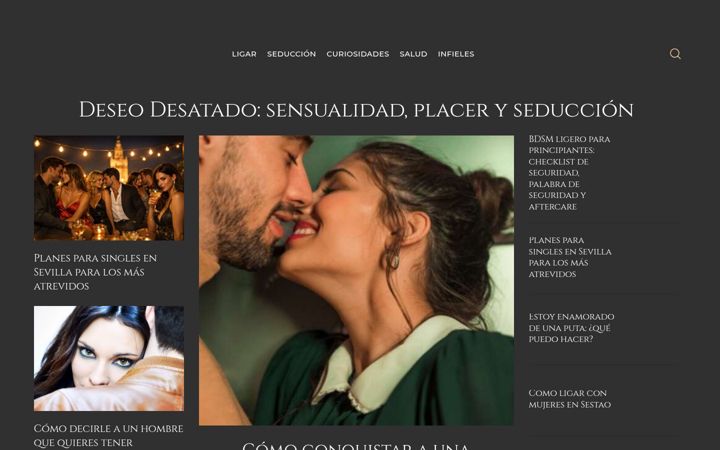 Screenshot of deseodesatado.com