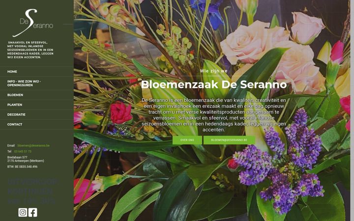 Screenshot of deseranno.be
