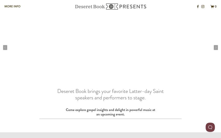 Screenshot of deseretbookpresents.com