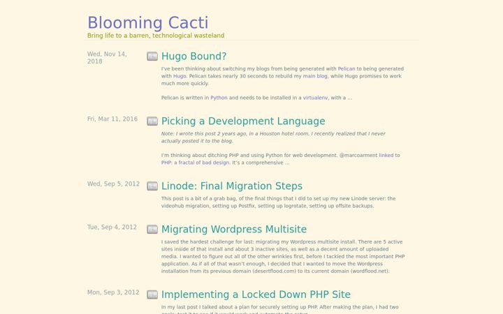 Screenshot of desertflood.com