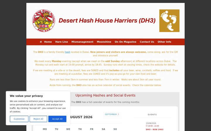 Screenshot of deserthash.org