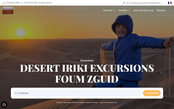 Screenshot of desertiriki.com