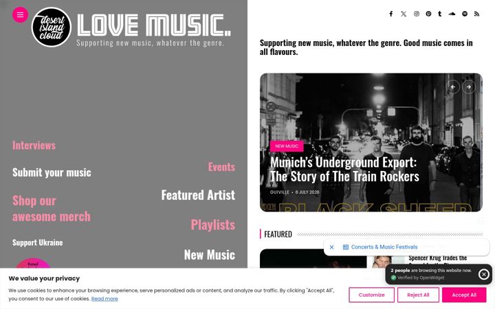 Screenshot of desertislandcloud.com