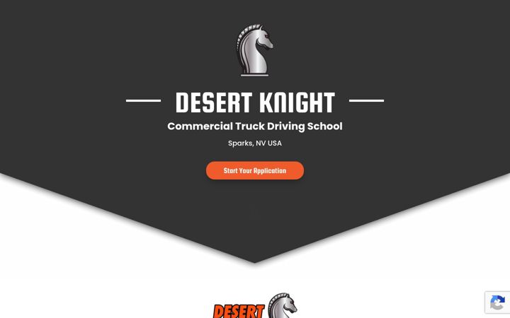 Screenshot of desertknightcdlschool.com