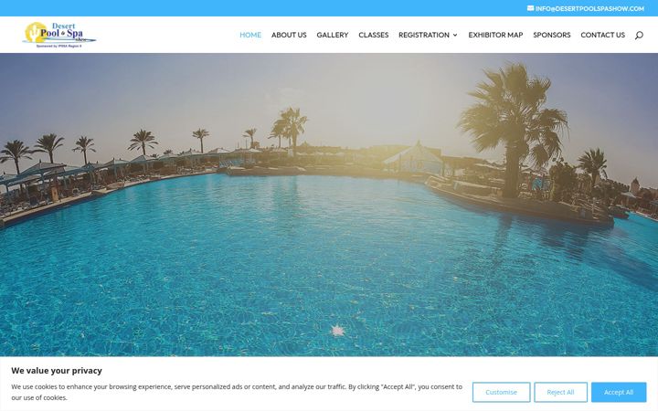 Screenshot of desertpoolspashow.com