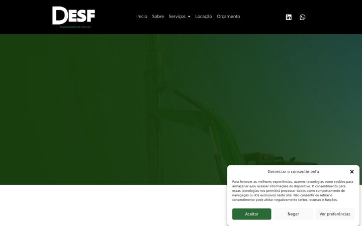 Captura de ecrã de desf.com.br