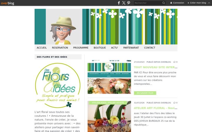 Screenshot of desflorsdesidees.com