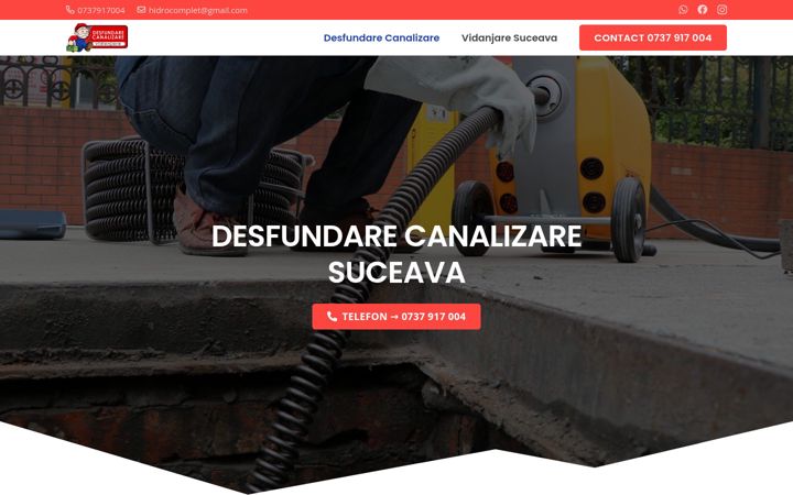 Екранна снимка на desfundam-canalizari.ro