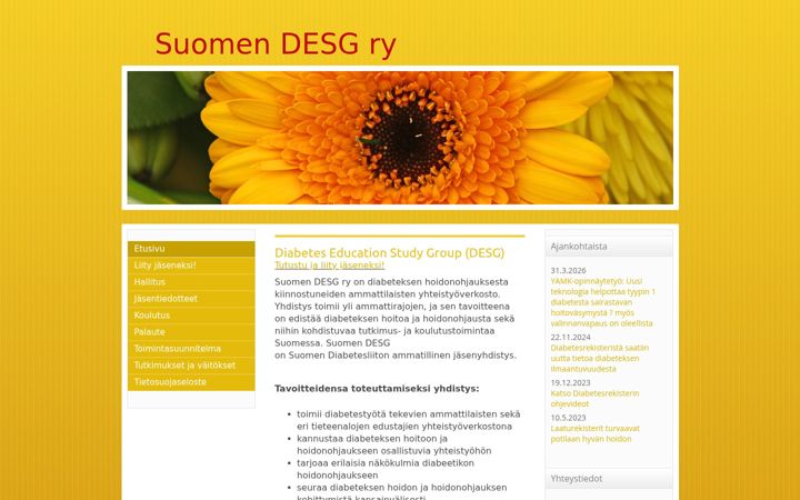 Screenshot di desg.fi