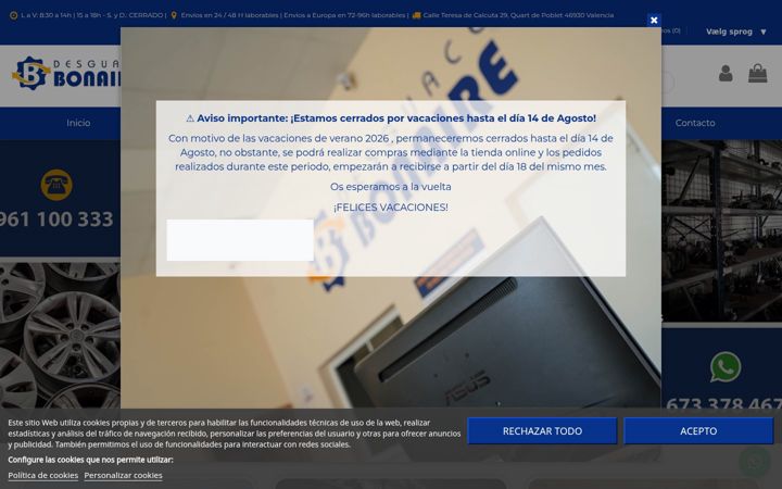 Képernyőkép: desguacebonaire.es