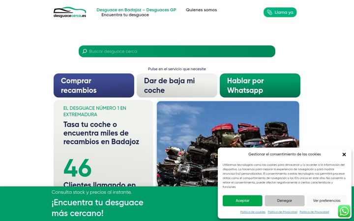 Képernyőkép: desguacecerca.es