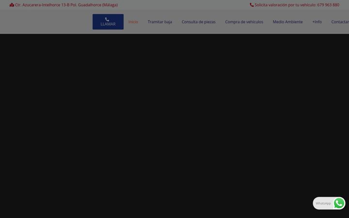 Screenshot of desguacehnosgonzalez.com