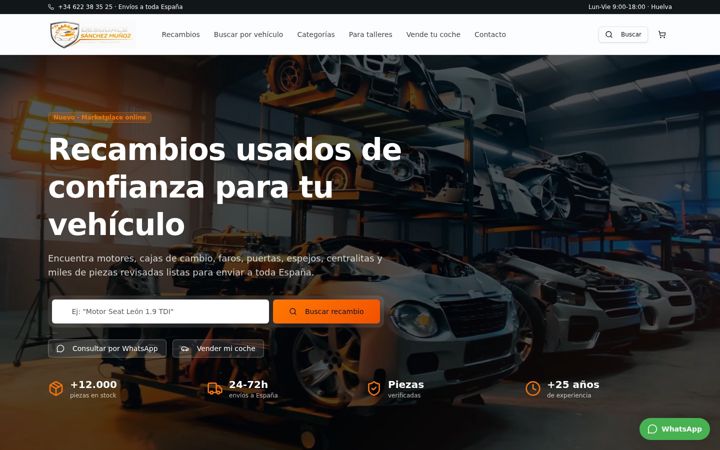 Screenshot of desguacehuelva.com