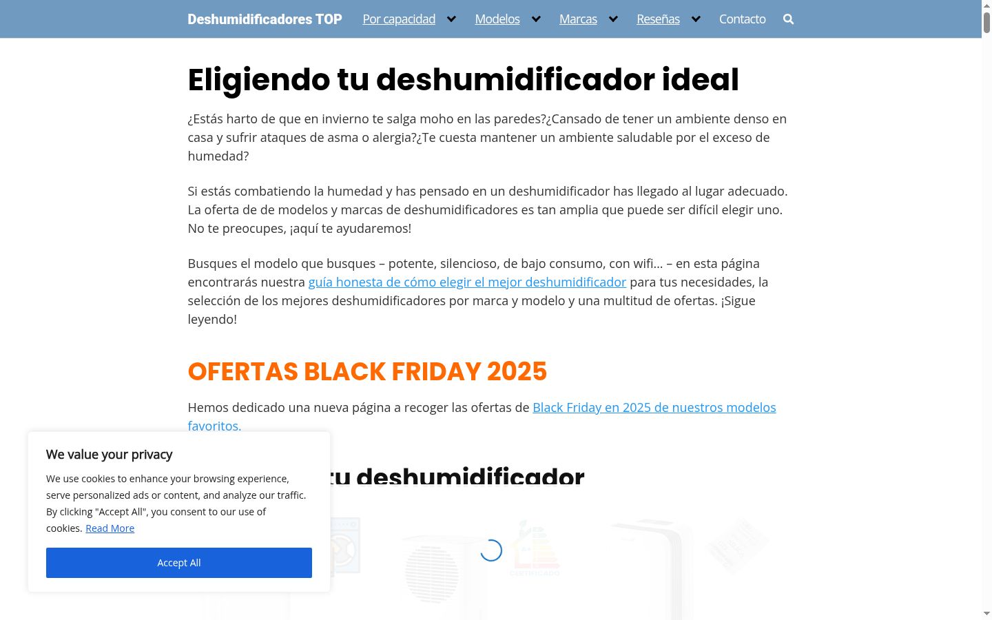 Screenshot tal-banner tal-kunsens muri qabel kwalunkwe interazzjoni
