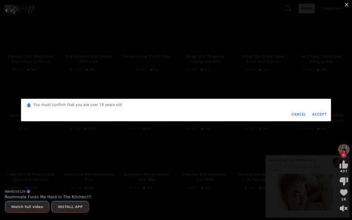 Screenshot di desi49in.com