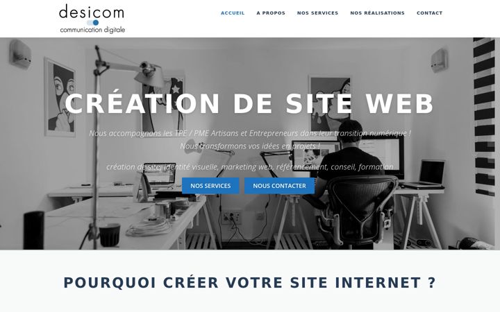 Screenshot of desicom.fr