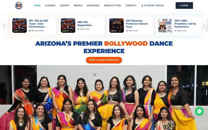 Screenshot of desidancefitness.com