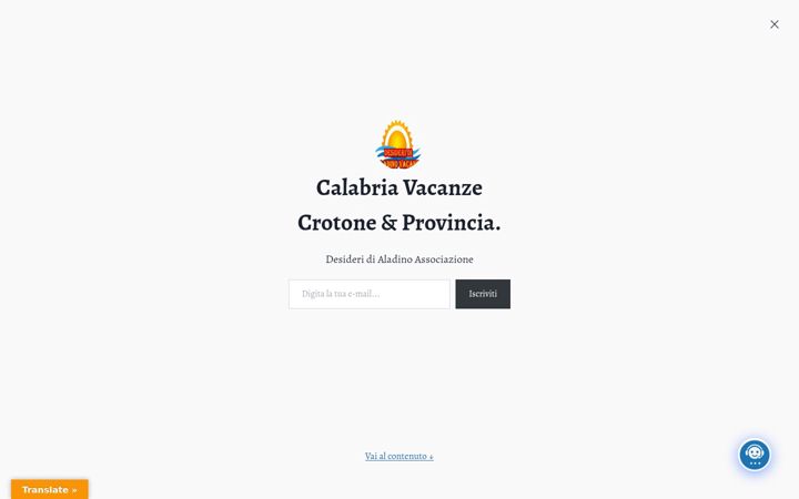 Screenshot of desideridialadino.com