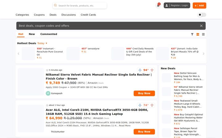 Ekraanipilt saidist desidime.com