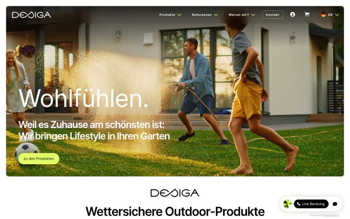 Screenshot of desiga.com