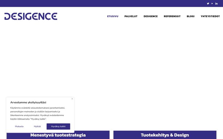 Screenshot of desigence.com