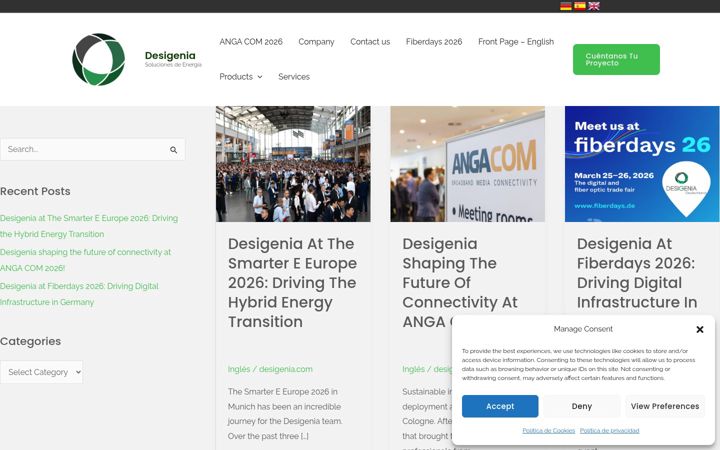 Screenshot of desigenia.com