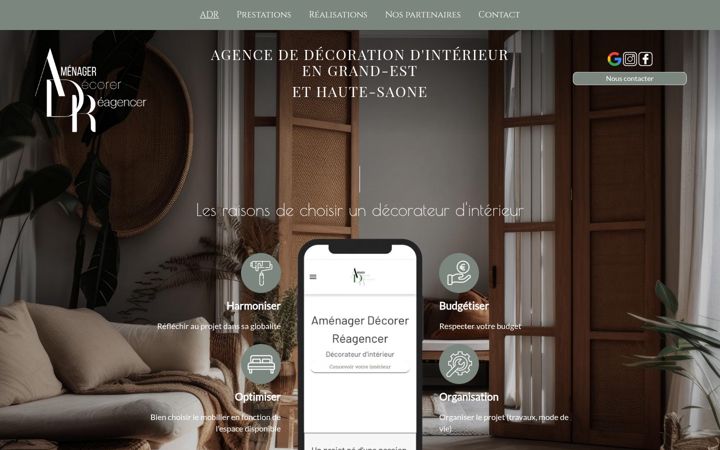 Screenshot of design-adr.fr