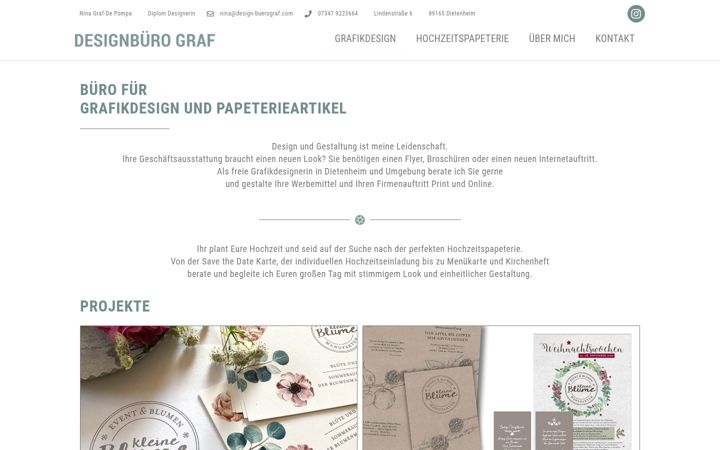 Screenshot of design-buerograf.com