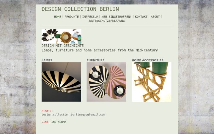 Screenshot of design-collection-berlin.de