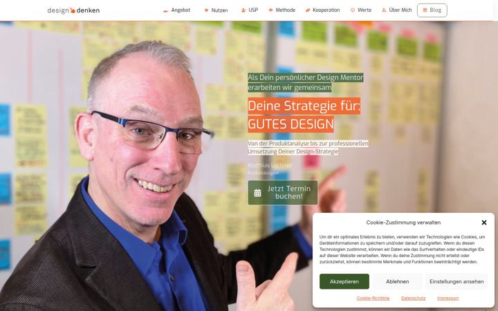 Screenshot of design-denken.com
